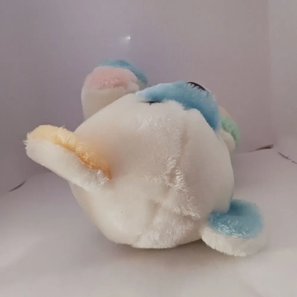 Sugar Loaf Teddy Bear Multi-Colored Pastel Sitting 1997 Boulder Co Vintage Plush